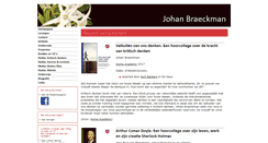 Desktop Screenshot of johanbraeckman.be